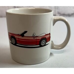 Ford Motorsport Coffee Mug 1989 Mustang GT Convertible 5.0 Rare!